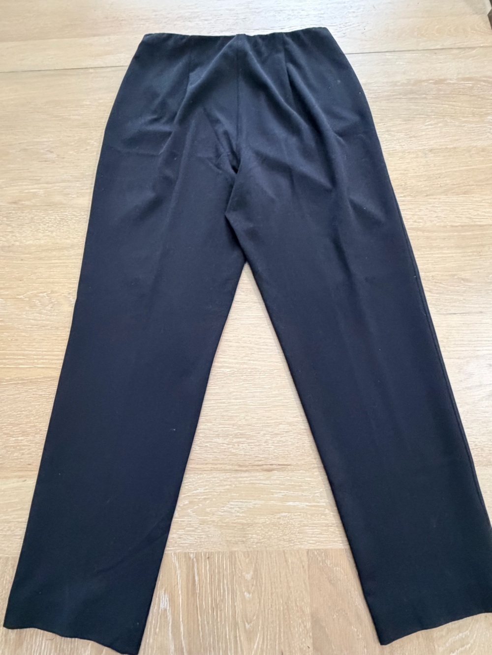 Sigrid Olsen Black Straight-Leg Pull-On Pants - Picture 5 of 6